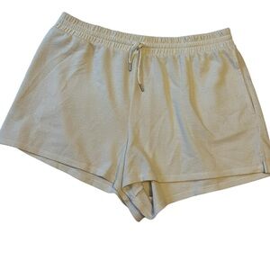 Victoria’s Secret Waffle Knit Lounge Pajama Pocket White/Ivory Shorts